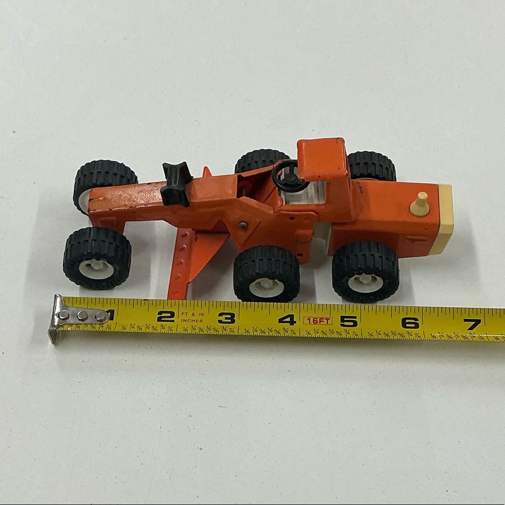 Buddy L Orange Toy Grader Truck